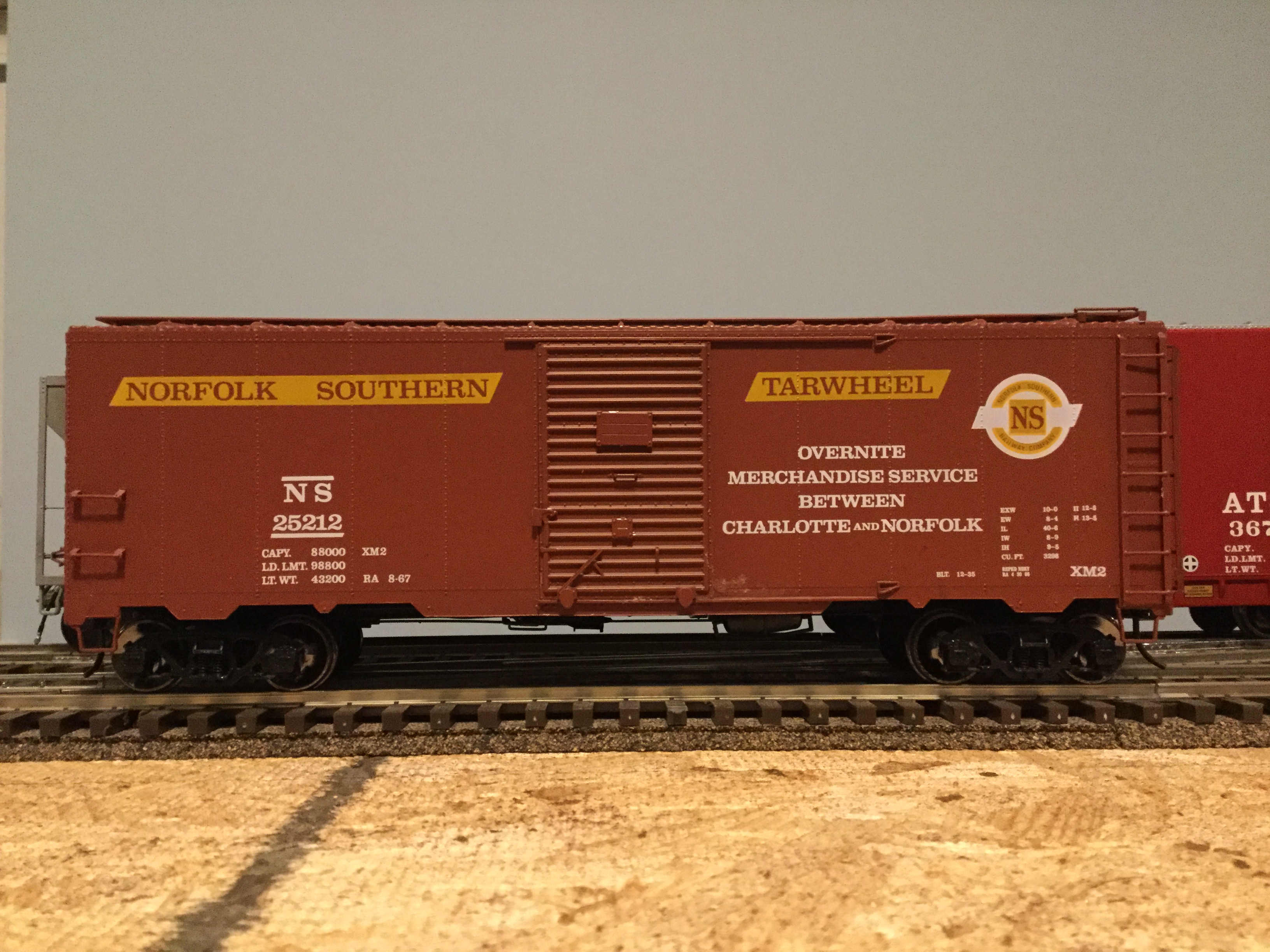 K4 O Decals High Point Thomasville and Denton 40 Ft Boxcar White 